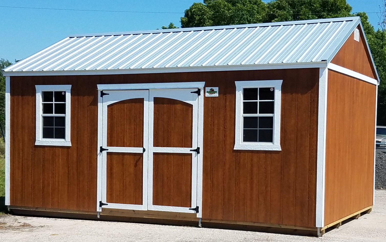 brown storage shed for sale in anthony fl