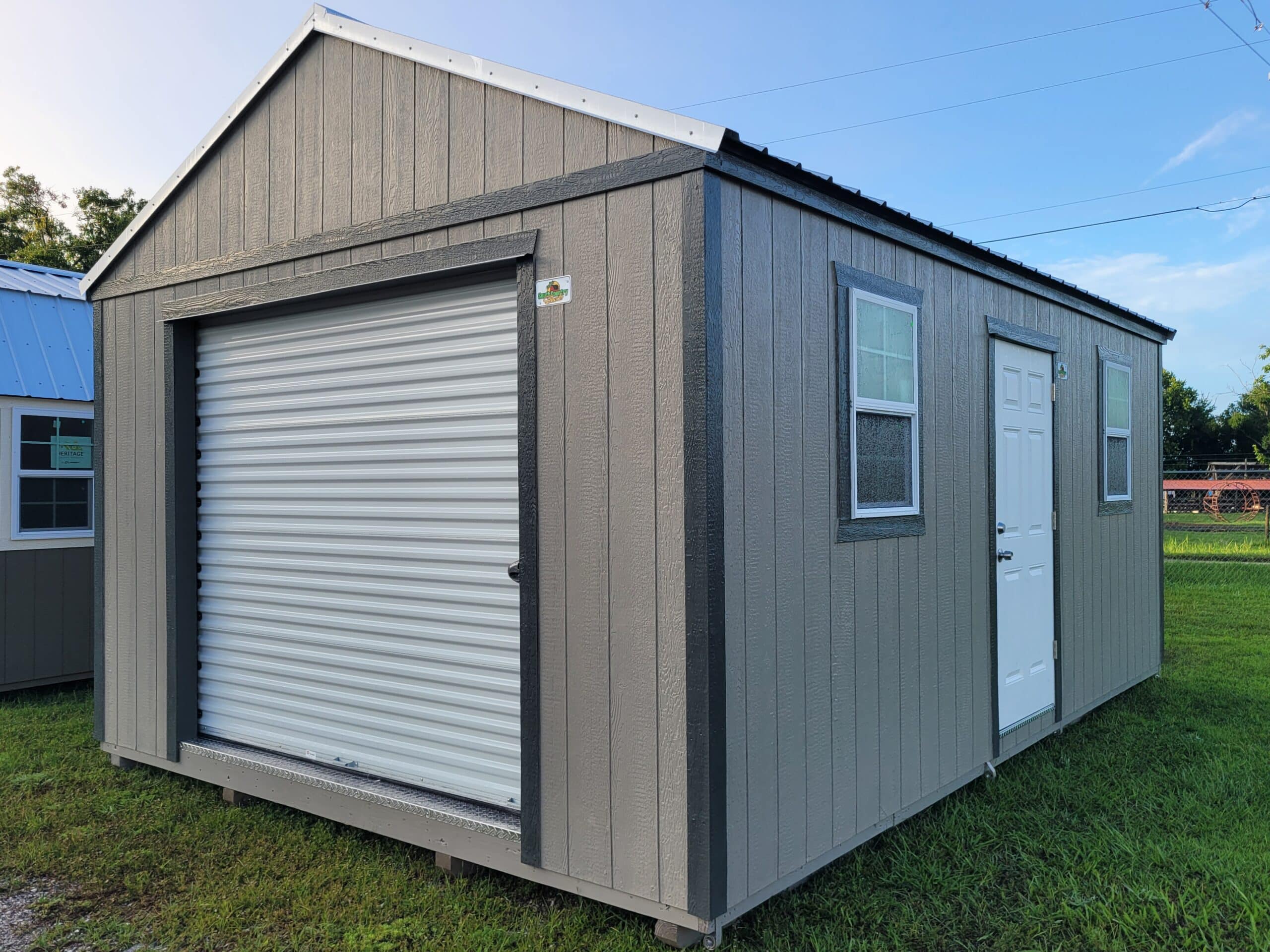 lofted garage sheds 1