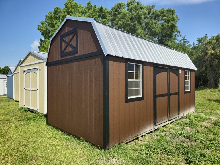 side lofted barn sheds 3