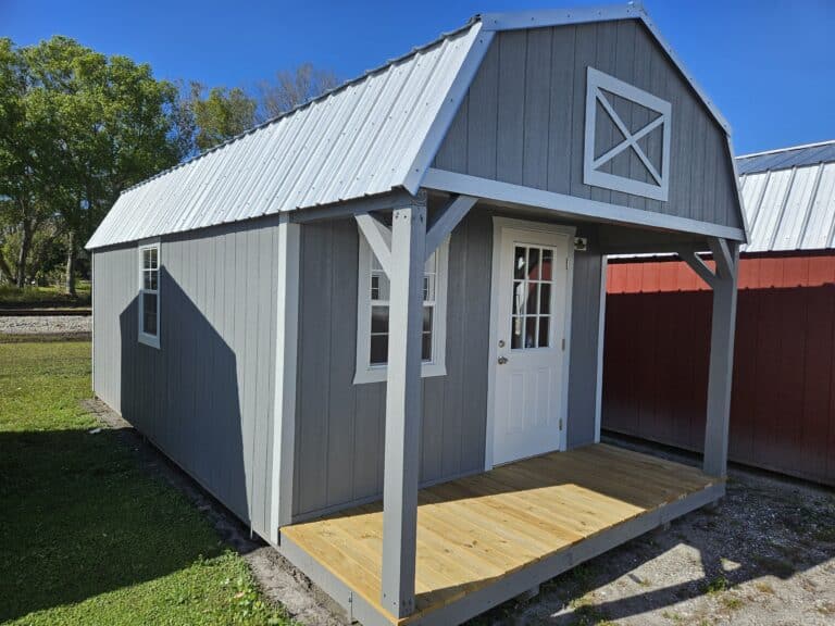 lofted barn cabin sheds 2