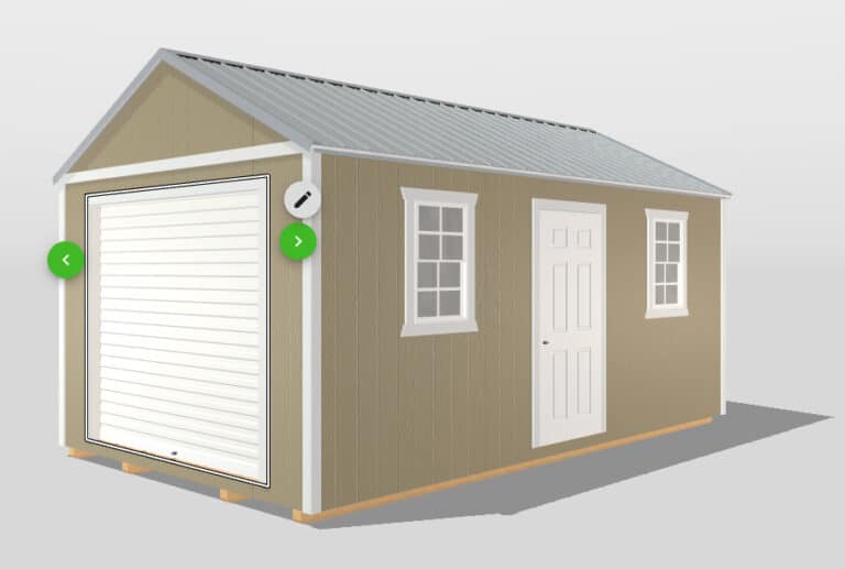 lofted garage sheds design in 3d