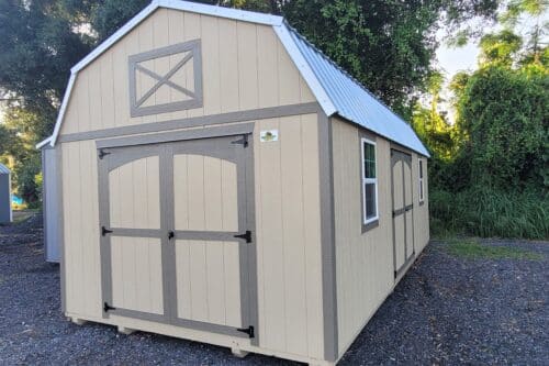 12x24 side lofted barn