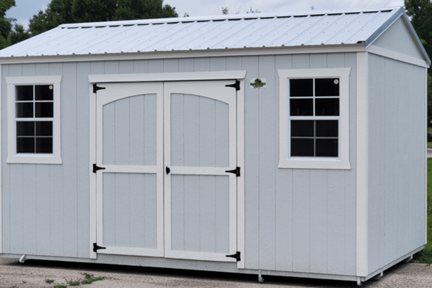 blue storage shed with windows for sale in englewood fl