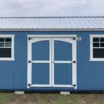 blue storage shed in gibsonton fl