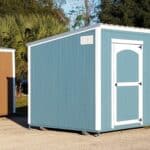 blue studio sheds in loxahatchee fl with white trim