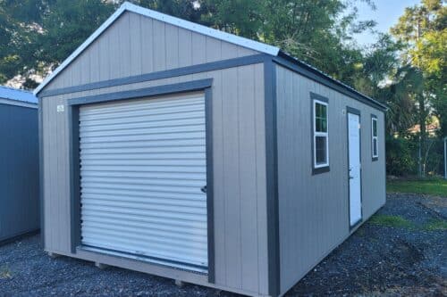 14x24 gable lofted garage