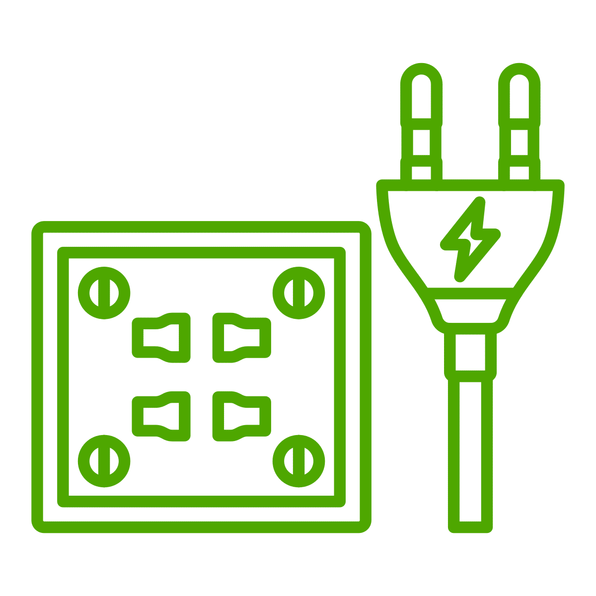 electrical options for single slope sheds