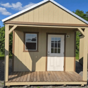 12x20 gable lofted cabin